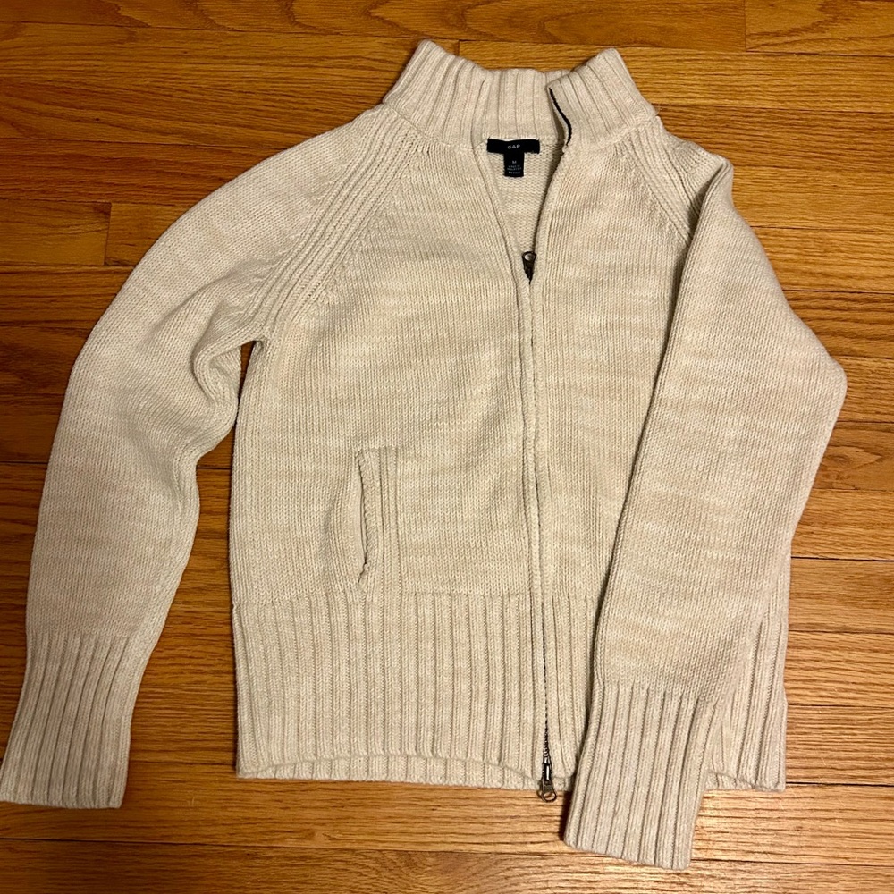 Vintage GAP Full Zip Turtleneck Sweater